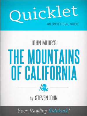 cover image of Quicklet on John Muir's The Mountains of California